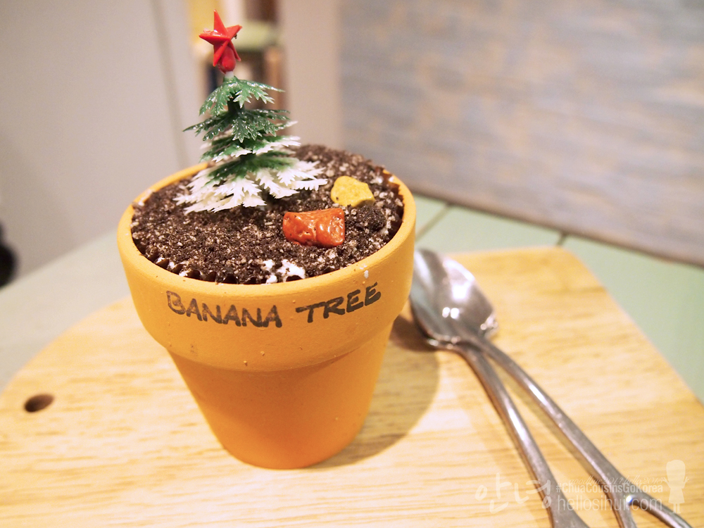 Banana Tree in Hannam : Flower Pot Dessert (바나나 트리)